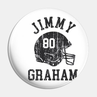 Jimmy Graham New Orleans Helmet Font Pin