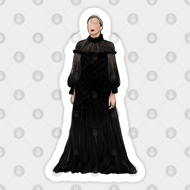 killing eve black and white dress