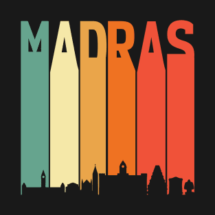 Madras Chennai Skyline Tamil Language Culture T-Shirt