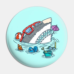 Beach Party Shark Pin