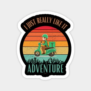 I just really like it ,Summer adventure Magnet