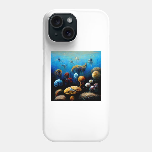 Sea creatures #1 Phone Case by endage