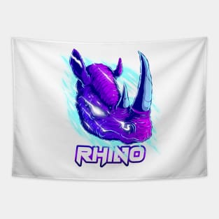 Energy Rhino Tapestry