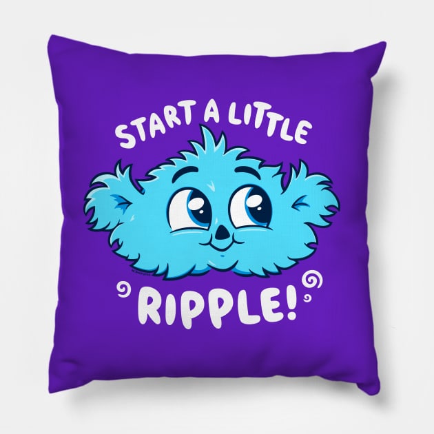 Ripple Beebo Pillow by wloem