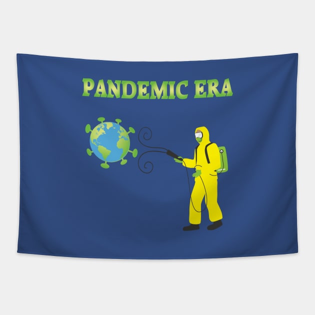 Pandemic Era Tapestry by JevLavigne