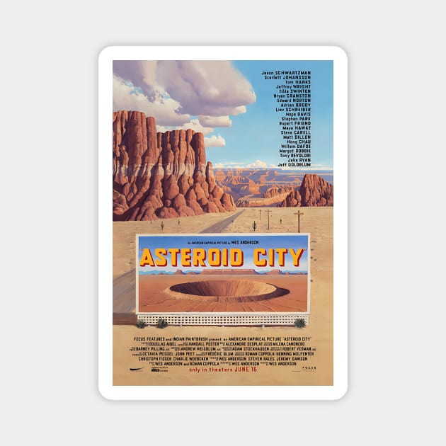 Asteroid City Poster Magnet by charm3596