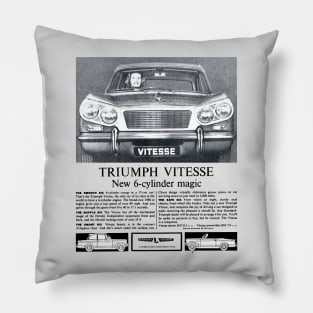 TRIUMPH VITESSE - advert Pillow