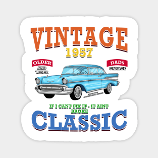 Vintage Classic Car Garage Hot Rod Novelty Gift Magnet