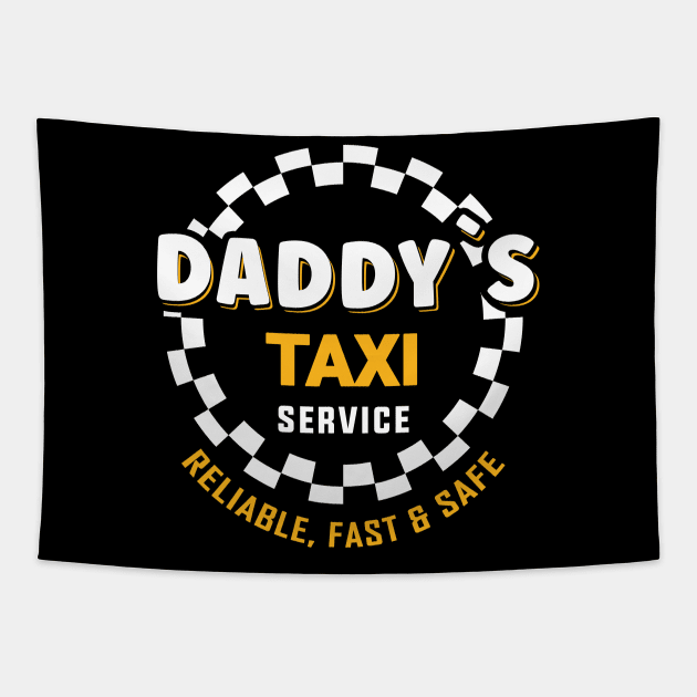 Daddy´s taxi service Tapestry by printedartings