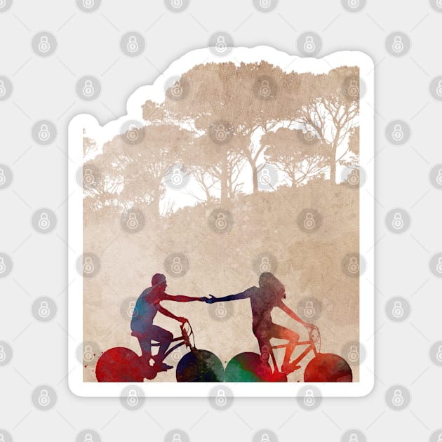 Cycling Bike sport art #cycling #sport Magnet by JBJart