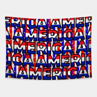 HAPPY Birthday America Fourth Of July Tapestry