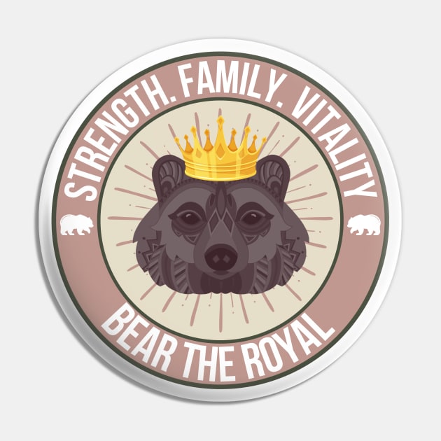 Bear The Royal Pin by MhyrArt