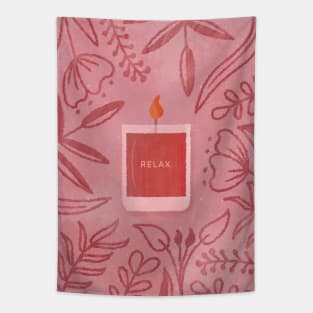 Scented Candle (Red) Tapestry