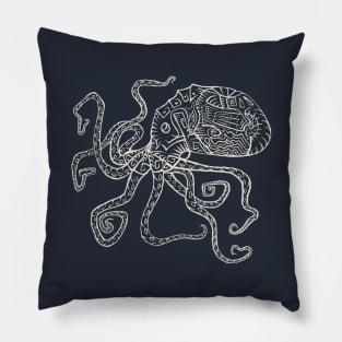 Octopus Drawing Pillow