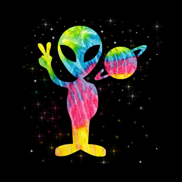 Alien Peace Sign Shirt by Namio