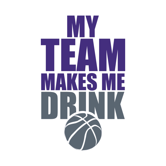 NBA Sacramento Kings Drink by SillyShirts