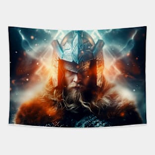 Legend Warrior Fantastic Cosmic Magical Tapestry