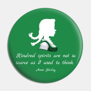 Kindred Spirits Quote - Anne of Green Gables Pin