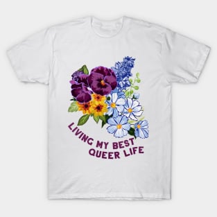 Pan-sy (Pansexual Pansies) T-Shirts