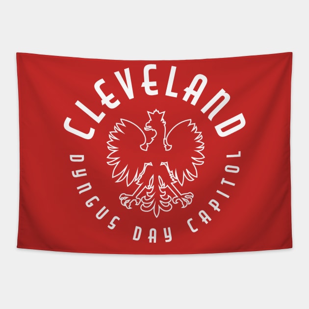 Cleveland Dyngus Day Tapestry by PodDesignShop