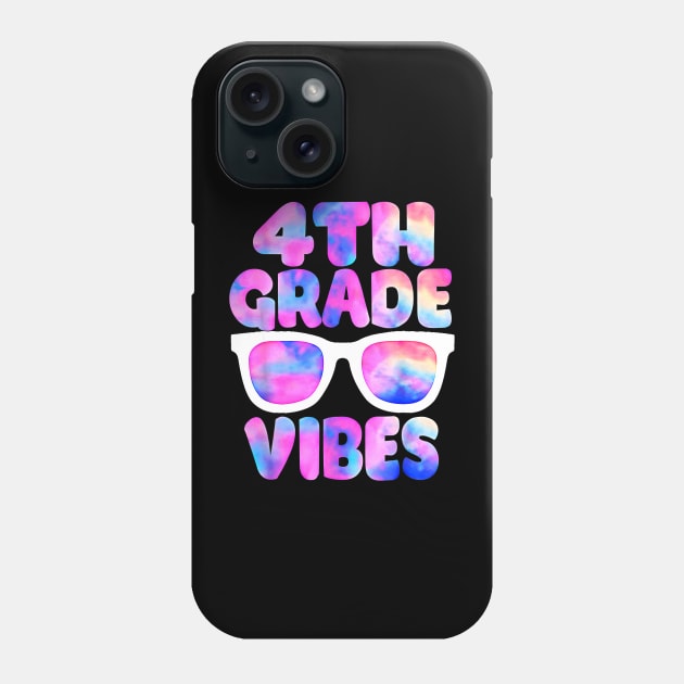 Back To School 4th Grade Vibes First Day Teacher Phone Case by everetto