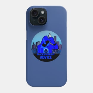 Black Spider Guy In The City Phone Case