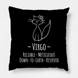 Virgo Zodiac Sign Pillow