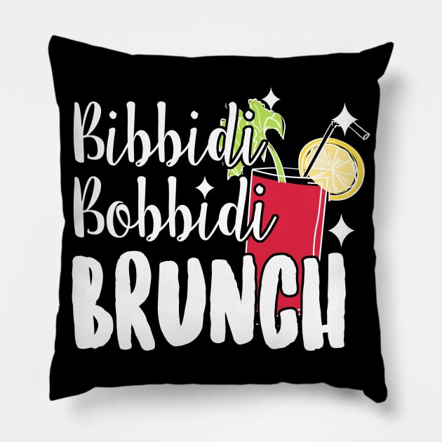 Bibbidi Bobbidi Brunch Pillow by fromherotozero
