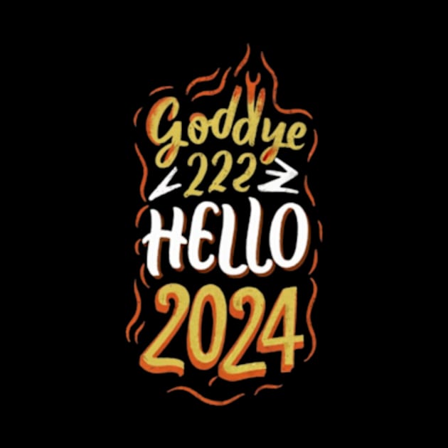 Goodbye 2023 hello 2024 by TshirtMA