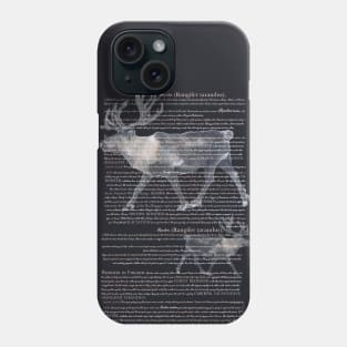 Two Reindeers. Phone Case