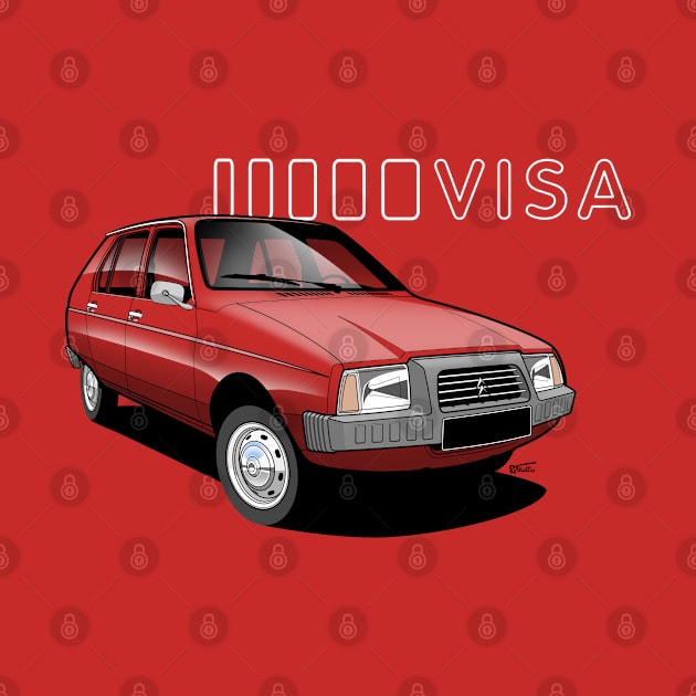 Mk1 Visa transparent illustration by RJW Autographics