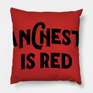 Manchester Is Red Pillow