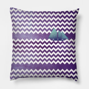 The Stormy Sea Pillow