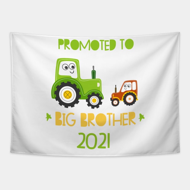 Promoted to Big brother tractor announcing pregnancy 2021 Tapestry by alpmedia