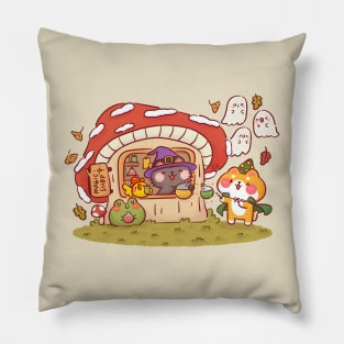 Mushroom Magic Shop Pillow