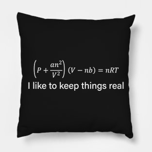 Real Gaz of van der Waals Equation - Thermodynamics And Physics Pillow