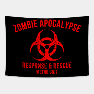 Zombie Apocalypse Response And Rescue Tapestry