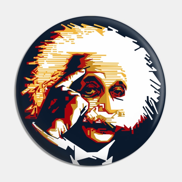 Your Mom - Albert Einstein Pin by mursyidinejad