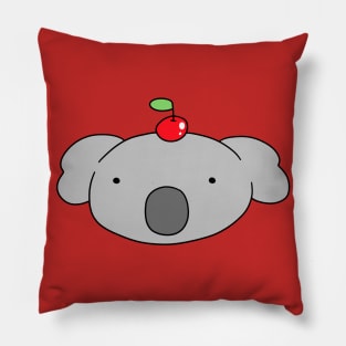 Cherry Koala Face Pillow