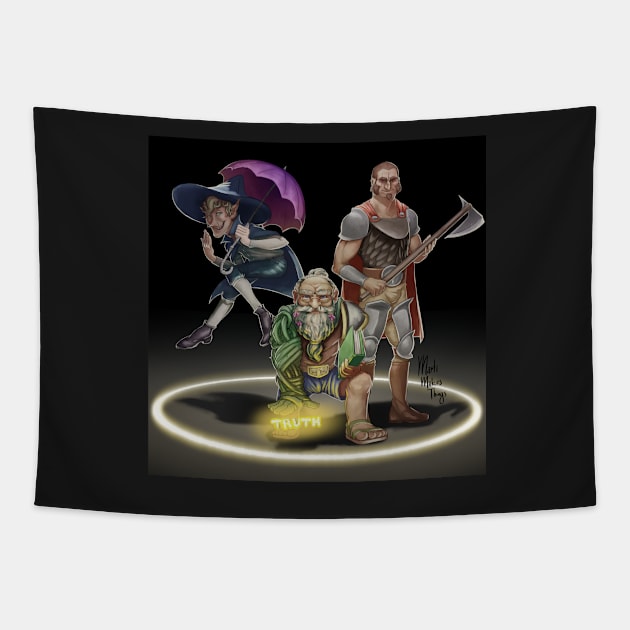 The Adventure Zone Trio! Tapestry by Cptninja