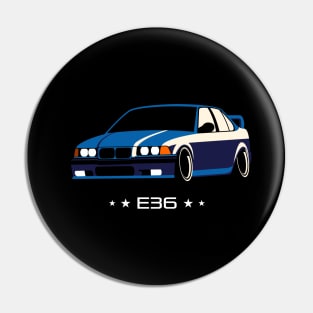 E36 Bimmer minimalist style Pin