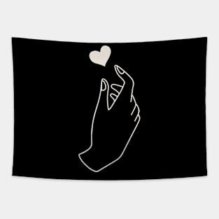 Hand of love Tapestry