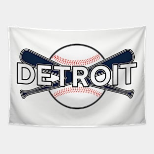 Detroit Baseball Tapestry