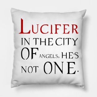 Lucifer, In the city of angels Pillow