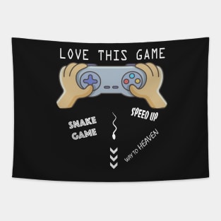 Valentine - Love your snake game Tapestry