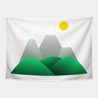 Hills and mountains Tapestry