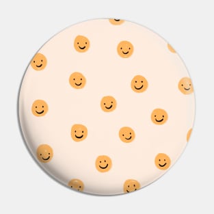 Mustard Smileys Pin