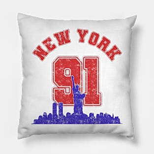 New York Vintage Varsity 91 Pillow