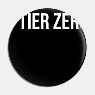 Tier Zero Pin