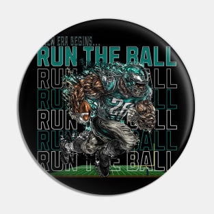 Saquon Barkley Homecoming 2 - Run The Ball! New Era in Philly Edition Pin